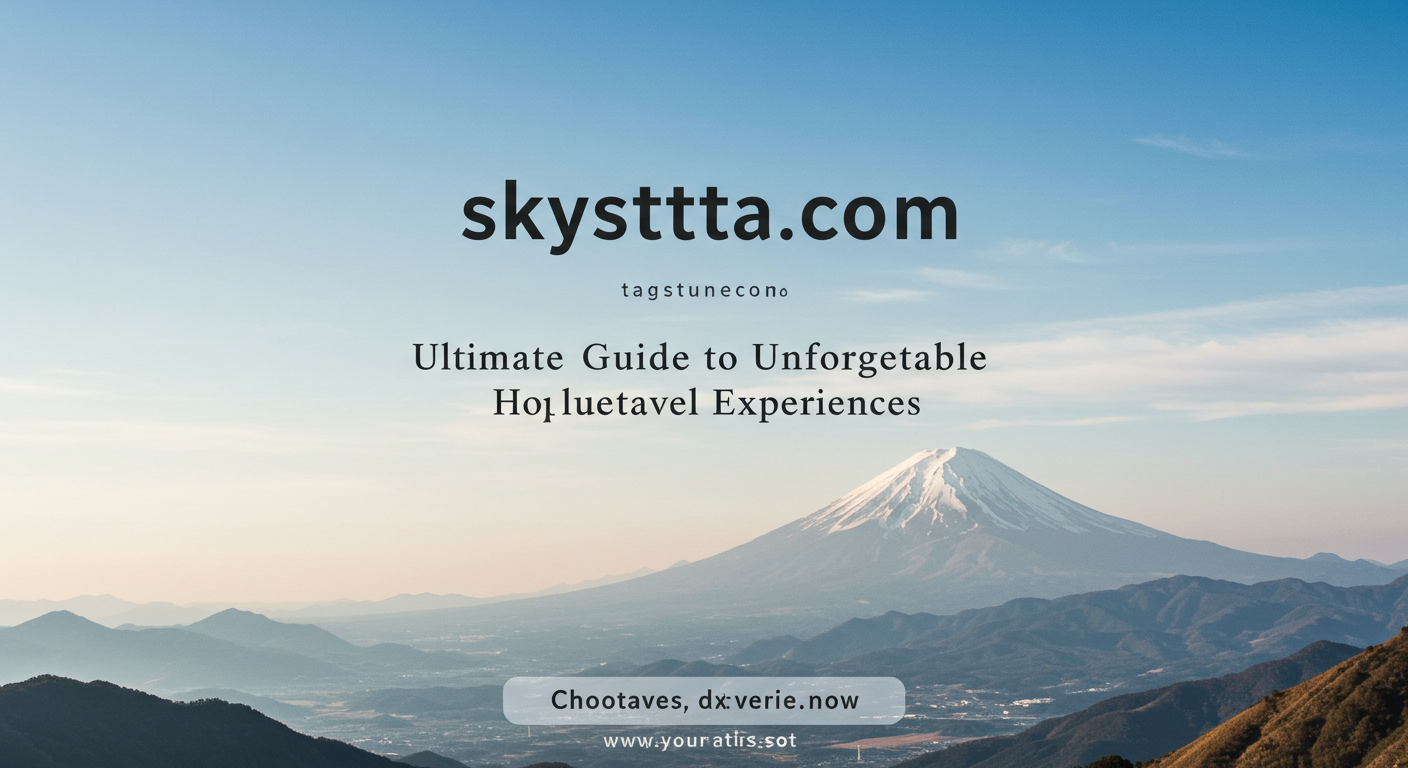 skystta com: Ultimate Guide to Unforgettable Travel Experiences